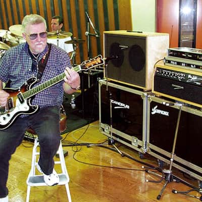 USED by Don Wilson himself on Japan tour. Signature amp with case for sub. image 3