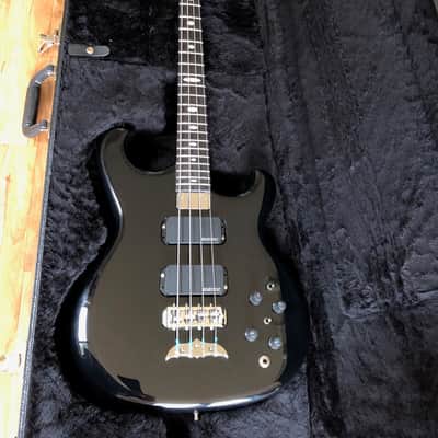 Alembic Custom Bass 4 string Bass 2019 Gloss Black Spoiler image 22