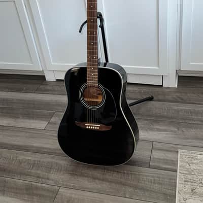 Fender Catalina Acoustic Guitar Black with Hard Case image 1