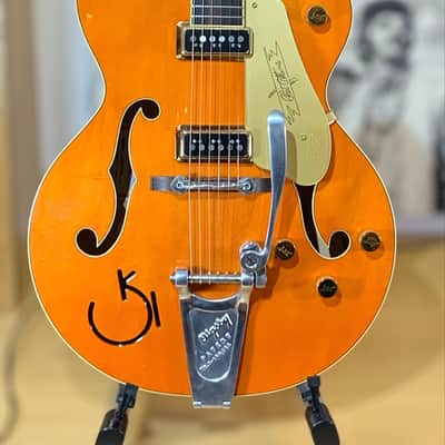 Stunning Gretsch G6120T-55 Vintage Select Edition Bigsby Orange imagen 6