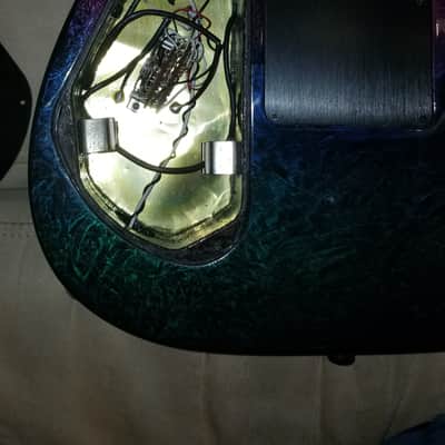 Jackson USA Custom Shop Archtop Soloist 1989, Rainbow Eerie Dess image 17