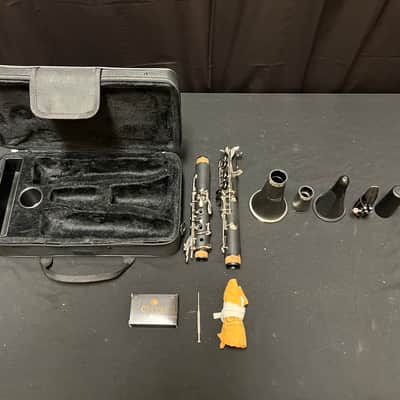 Mendini by Cecilio Bb Clarinet w/ Case, Reserve X5 Mouthpiece, & Accessories- Black image 3