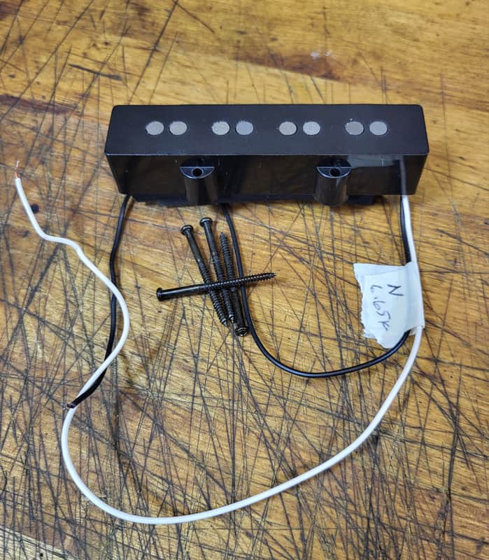 2003 Fender Squire Standard Series Jazz Bass Guitar Neck Pickup w/ Installation Screws Luthier Parts image 1