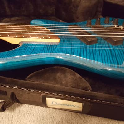 Dingwall Zebra-1 6 String Electric Bass Sheldon Dingwall 2002 - Whalepool Blue image 8