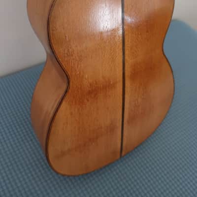 Project Vintage 1960s 3/4 Size Parlor Size Classical Guitar Mariachi Project Crack On Lower Bout Rarely Listed Mexico Mexican Mystery Maker image 13