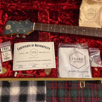 Frank Brothers Guitar Company Sonar 2024 - Faded Lake Placid Blue image 3