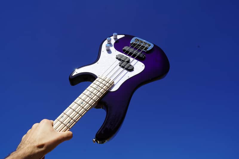G&L USA SB-2 Purple Burst 4-String Electric Bass Guitar w/ Gator Gig Bag image 1