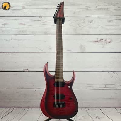 Ibanez RGD721FA-WUF Standard 2026 - Present - Satined Wine Red Burst Flat image 1