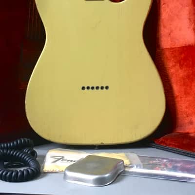LEFTY! Vintage 1968 Fender Telecaster Guitar Maple Cap Neck Blonde Nitro Light Swamp Ash Solid Body 7 lb HSC Rare image 6