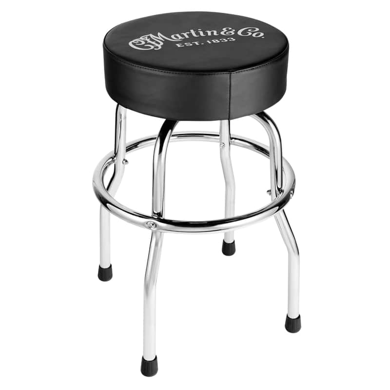 Martin Barstool, Chrome/White Logo image 1