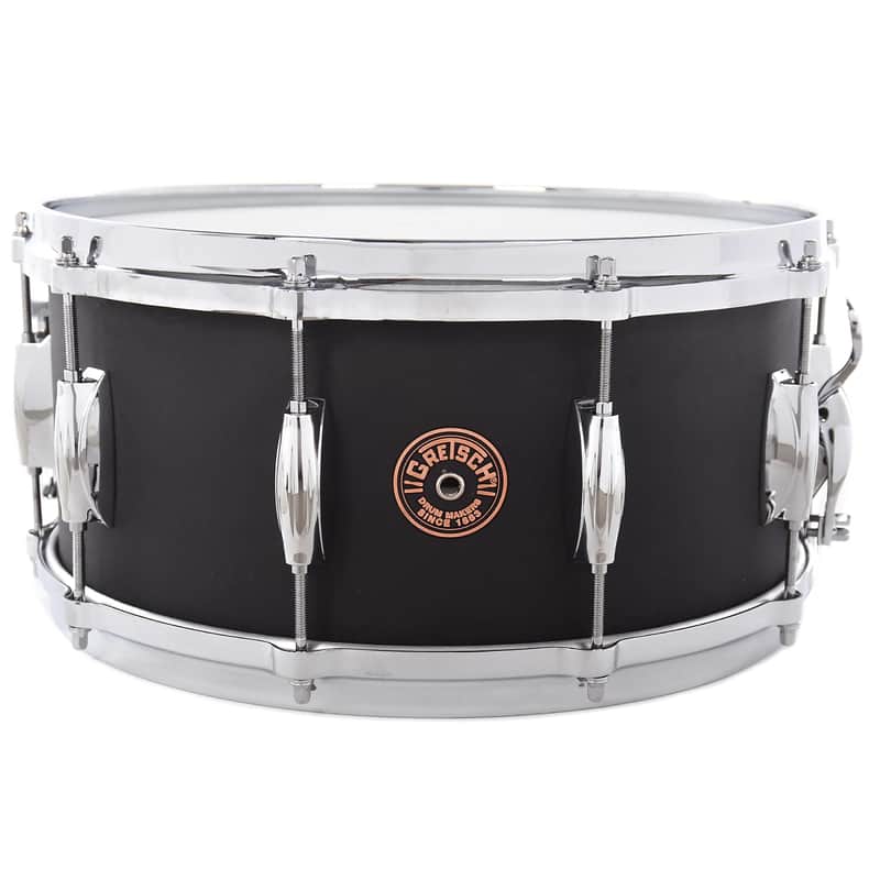 Gretsch G4164BC USA Custom Black Copper 6.5x14" 10-Lug Snare Drum image 1