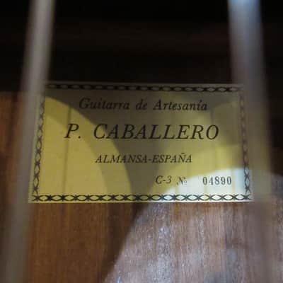 P. Caballero C-3 Classical Guitar image 7