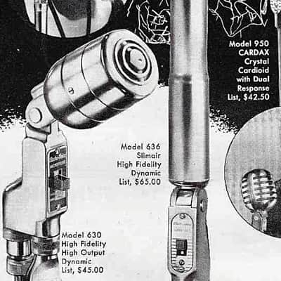 Custom Vintage 1950’s Electro-Voice Model 630 “Chop” Dynamic Microphone image 9