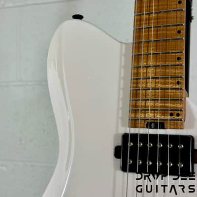 Balaguer USA Series Seraph Modern Electric Guitar w/ Case (324) - Gloss Metallic Jewel White image 5