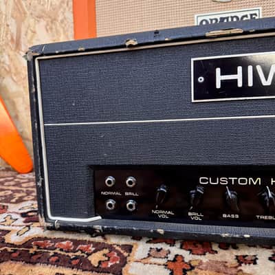 Vintage 1972 Hiwatt Custom 100 100w DR103 Original UK Valve Amplifier Head 1970s image 2