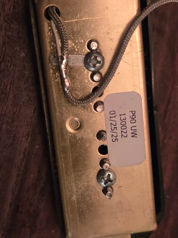 Gibson P-90 DC Dogear Black Cover image 1