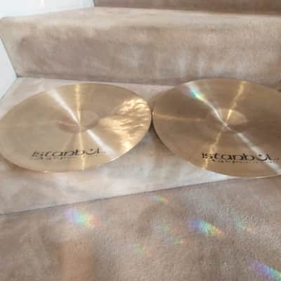 Istanbul Xist 15 inch hi hat cymbals, 1088/1282 grams excellent condition! image 10