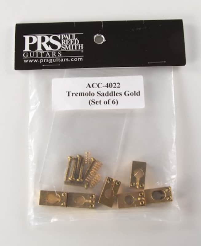 Paul Reed Smith PRS Saddles (6) For US Tremolos - GOLD, #ACC-4022 image 1