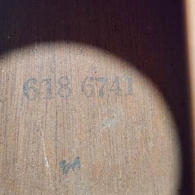 Silvertone vintage jumbo acoustic 50s model 618 image 8