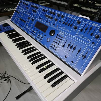 Oberheim OB-12 with custom tilting wood case image 2