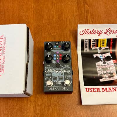Alexander Pedals NEO Series History Lesson V3 Delay Echo - Reverse Color image 1
