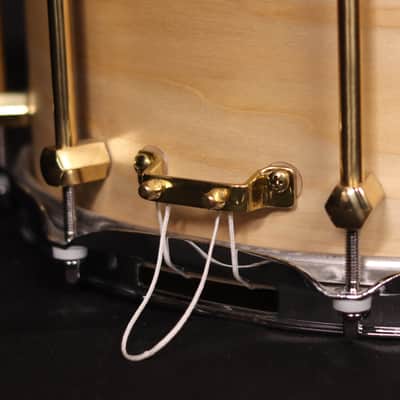 Noble & Cooley 14" x 7 Solid Tulip Shell Snare Drum, Natural Oil, Brass Hardware - USED image 4