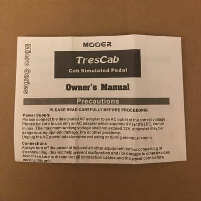 Mooer MTC 1 TresCab Speaker Simulator from 2023 - 100% New with Manual & Original Box image 8