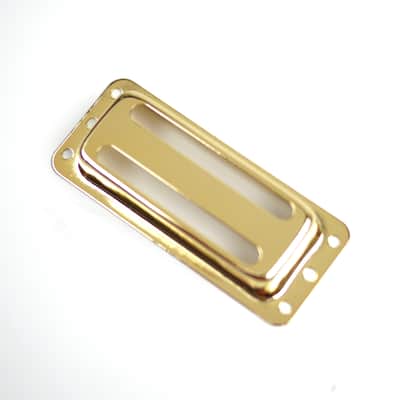 Two slot "Gold Foil" deArmond harmony Style Pickup Cover ,Gold Plated (2) image 5