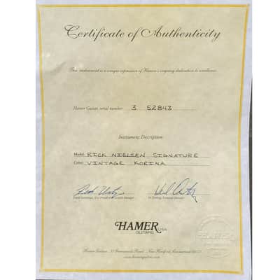 1997 HAMER USA RICK NIELSEN KORINA FUTURA - SIGNED BY CHEAP TRICK - The David Leach Collection image 13