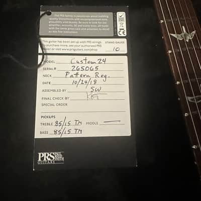 PRS Custom 24 2018 - Tiger Eye image 6