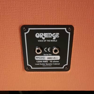Orange PPC212OB 120-Watt 2x12" Open-Back Guitar Cabinet 2008 - Present - Orange image 7