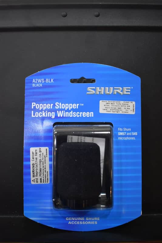 Shure A2WS-BLK Windscreen for SM57 Microphone image 1