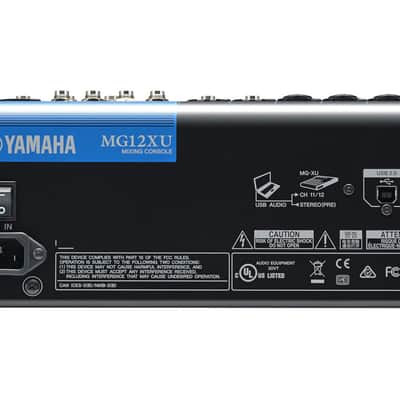 Yamaha MG12XU Analog 12-Channel Mixing Console w/ USB and Built-In SPX Effects image 3