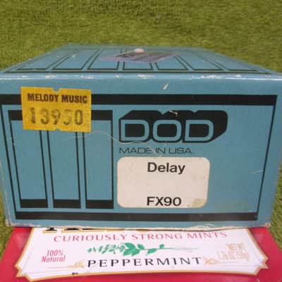 DOD FX-90 Delay box top only, 1980's or 1990's, blue, Cipollina image 6