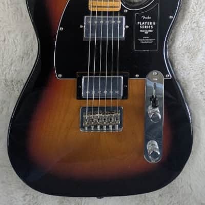 Fender Player II Telecaster HH Elec guitar, Maple Fingerboard, 3 Color Sunburst image 1