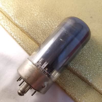 NU National Union 7N7 Loktal AT1000 TESTED Vacuum Tube greyglass T1 rare support rods triple mica early military dual triode (like 6SN7) 1941-1946 image 11