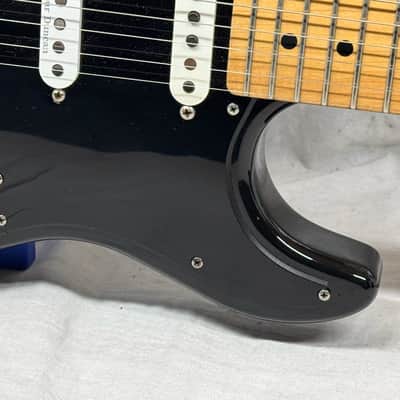 Hamer USA Daytona Guitar S-style with Case - Black / Maple neck image 6