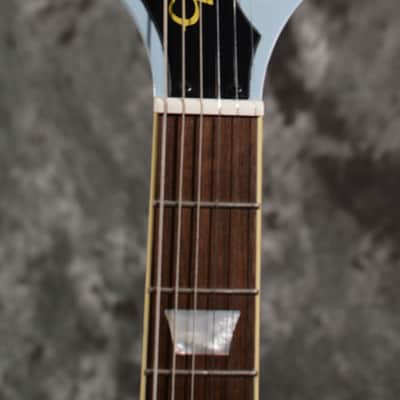 Epiphone Inspired by Gibson Custom 1963 Firebird V Frost Blue w/ FREE Same Day Shipping image 2