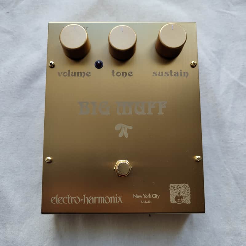 Electro-Harmonix Double Anniversary Big Muff Pi 2024 Gold imagen 1