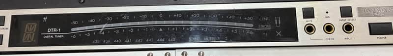 Korg DTR-1 ToneWorks Rackmount Digital Tuner Made in Taiwan 1990s image 1