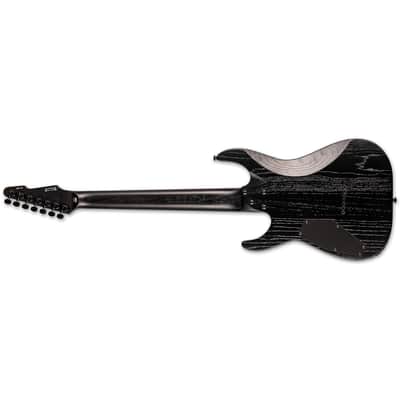ESP LTD AW-7B Baritone Open Grain Black Satin - BRAND NEW - Comes with ESP Hard Case! image 3