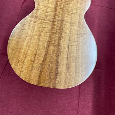 Kamaka HF-1 Soprano Ukulele with Full Ebony Package, MOP inlay, Koa Medium Curl Upgrade w/ Case image 15