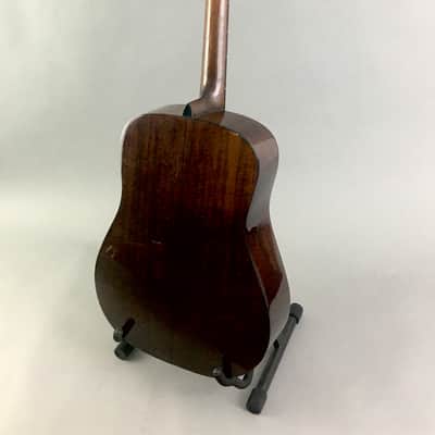 Vintage Lefty Sigma by Martin Est. 1970 DM 1980s Left D18 Styled Dreadnought Guitar Stand image 9