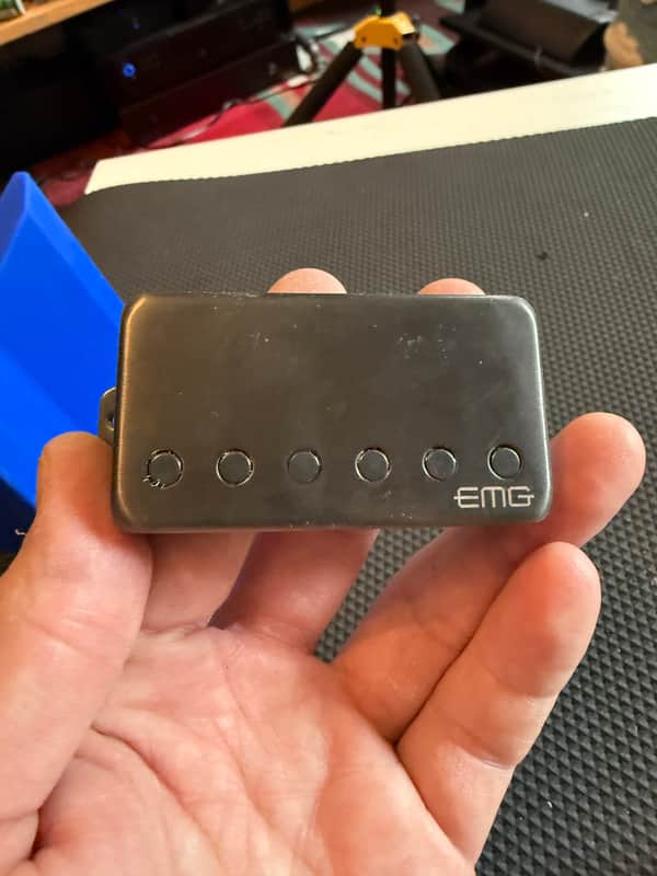 EMG JH/SET-BRBC James Hetfield Signature Humbucker Set 2010s - Brushed Black Chrome image 1