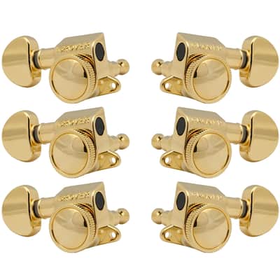Grover 505G Mid-Size Roto-Grip Locking Gold 3x3 Rotomatic Tuners image 1