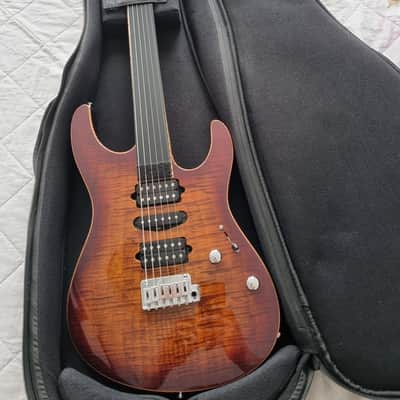 Suhr Modern Plus HSH with Roasted Maple Fretboard 2018 - Present - Bengal Burst Bild 4