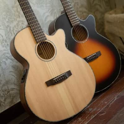 Cort SFX-E NS | Solid Spruce/Mahogany Thin Body Venetian Cutaway with Electronics. New with Full Warranty! image 11