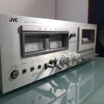 Immagine JVC KD-10 Stereo Cassette Deck - 1978 - platine K7 vintage - silver - 1