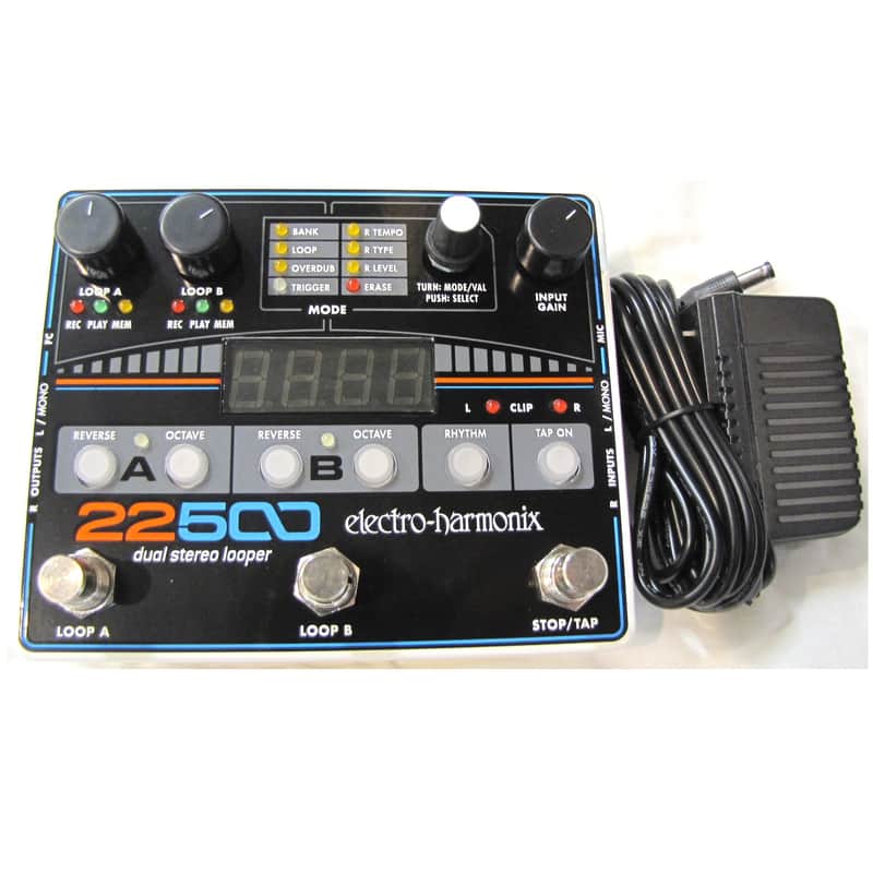 Used Electro-Harmonix EHX 22500 Dual Stereo Looper Guitar Effects Pedal image 1