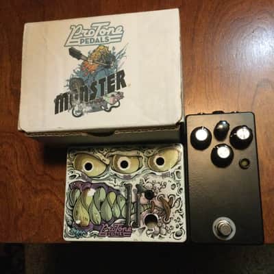 Pro Tone Pedals Monster Fuzz rehoused with midrange knob mod image 1